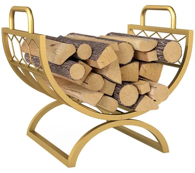 Immagine prodotto di Outsunny porta legna da ardere per interni 46 x 36 x 41 cm Porta legna per caminetto Stufa