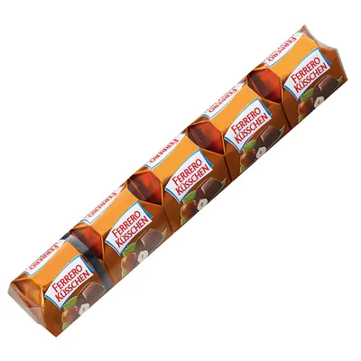 Immagine prodotto di Praline di noci Ferrero Küsschen con cioccolato al latte e semidolce 44g