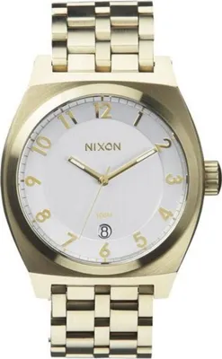 Produktbild von Nixon Monopoly Herren Armbanduhr Gold Edelstahl 40 mm wasserdicht mit Mineralglas