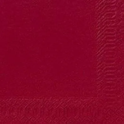 Zdjęcie produktu dla Duni Serwetki koktajlowe 3-warstwowe gładkie bordowe, 24x24cm 250 szt
