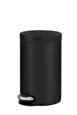 Image de EKO - Poubelle à pédale Serene 20 litres - Acier inoxydable et plastique - Noir