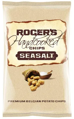 Produktbild von Roger's Handcooked Chips Seasalt 150g