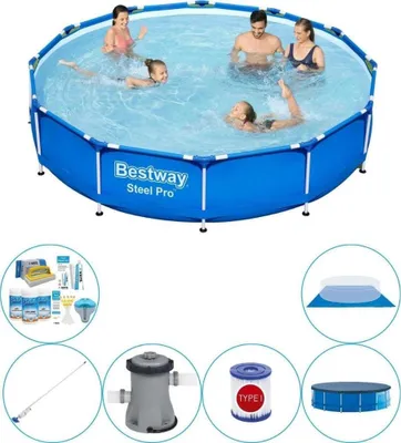Obrázek produktu pro Nabídka kombinovaného bazénu - Bestway Steel Pro 366x76 cm Round