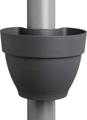 Produktbild von Vibia Campana Regenpijpbakje 40 - Blumentopf für Außen - Ø 21,6 x H 16,3 cm - Anthrazit