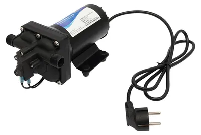 Obrázok produktu pre Membránové vodné čerpadlo – automatické čerpadlo na zvýšenie tlaku 220 V – 184 W – 20,8 l/min – výtlak 40 m – tlakový spínač 55 psi – čierne