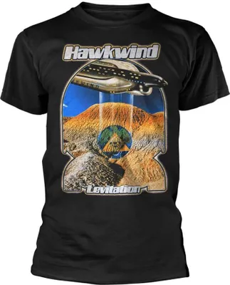 Immagine prodotto di Hawkwind - Maglietta "Levitation" per uomo/donna Unisex PH3948 (S) (Nero)