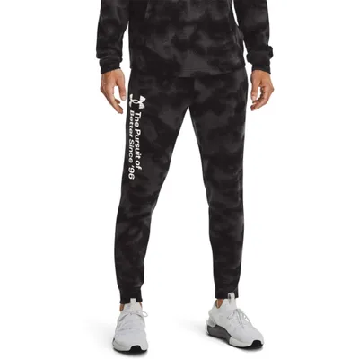 Productafbeelding van UA Rival Terry Novelty trainingsbroek - Zwart