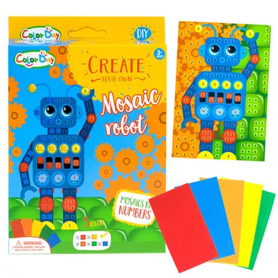 Produktbild von Kreative Schaumstoffaufkleber Mosaik ZA2054