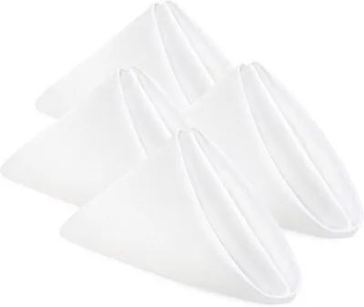Produktbild von Famanu Servietten 43x43 cm – 24 Stück – 100% Polyester – Waschbare Servietten für Dinner und Festlichkeiten