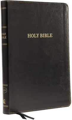 Produktbild von KJV, Thinline Bible, Large Print, Imitation Leather, Black, Red Letter Edition