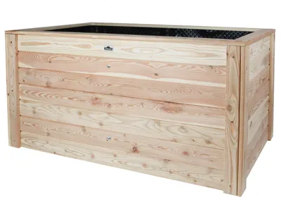 Produktbild von Dehner Hochbeet Gärtner, ca. 150 x 75 x 80 cm, 720 l, Lärchenholz, natur
