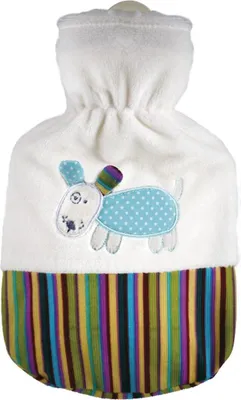 Produktbild von Sänger Kinder-Wärmflasche 0,8 l, Flauschbezug, Hund Sparky
