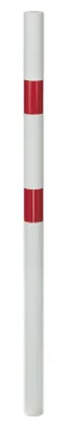 Immagine prodotto di Alberts 782467 Palo di sbarramento SK standard, da inserire nel calcestruzzo, bianco, paletto Ø 60 mm, altezza dal suolo 100 cm