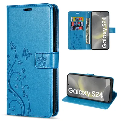 Produktbild von Hülle für Samsung Galaxy S24 Handyhülle Handy Tasche Wallet Case Flip Cover Etui
