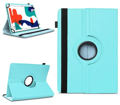 Produktbild von Tablet Tasche für Tabwee Tablet T90 / W90 Hülle Schutzhülle Schutz Drehbar CaseFarben:Türkis
