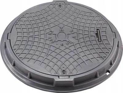 Produktbild von Schachtabdeckung Kanaldeckel Schachtdeckel DN600/750 A15 Eko™ Grau