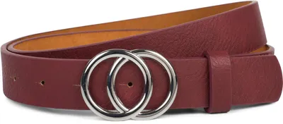 Produktbild von styleBREAKER Damen Gürtel 3 cm | Glänzende Ringschnalle in Gold oder Silber | Verstellbarer Taillengürtel & Hüftgürtel | Glattes Kunstleder für Kleider & Jeans