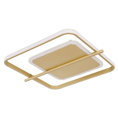 Produktbild von LED Deckenleuchte, Metall, Goldfarben, L 40 cm