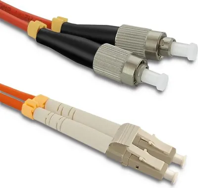 Obrázek produktu pro Qoltec Glasfaser-Patchkabel LC/UPC - FC/UPC | Multimode | 50/125 | OM2 | Duplex | 2 m