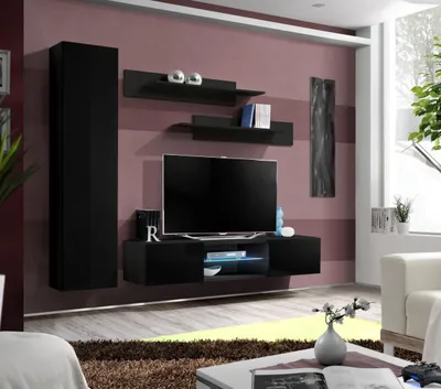 Produktbild von Wohnwand Einrichtung Wandschrank Design Holz Designer Modern Garnitur