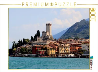 Produktbild von Calvendo Altstadt von Malcesine 1000 Teile Puzzle quer 640x480mm, Albilt Rabea; 7334483