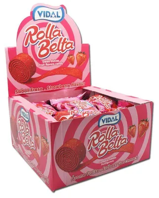 Produktbild von Vidal Rolla Belta Strawberry (24 x 20g)