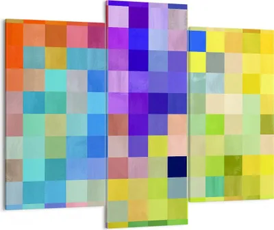 Produktbild von Bild auf Leinwand - Leinwandbild - Abstraktion modern - 130x100cm - Wand Bild - Wanddeko - Leinwanddruck - Bilder - Kunstdruck - Wanddekoration - Leinwand bilder - Wandkunst - CB130x100-4009