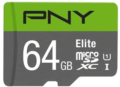 Productafbeelding van 64GB microSDXC kaart - Class 10 UHS-I U1 100MB/s