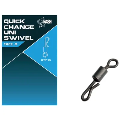 Immagine prodotto di Nash Quick Change Uni Swivel Girello Accessori per la pesca alla carpa