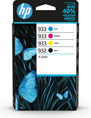 Produktbild von HP 6ZC71AE 4-Pack BK/C/M/Y No. 932 und 933