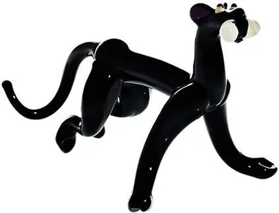 Produktbild von Panther Midi 6-8cm, aus Kristallglas