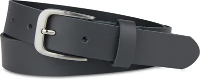 Produktbild von Ledergürtel GERMANY, 3 cm breit, Gürtel für Damen und Herren, Dunkelgrau, Größe: 85