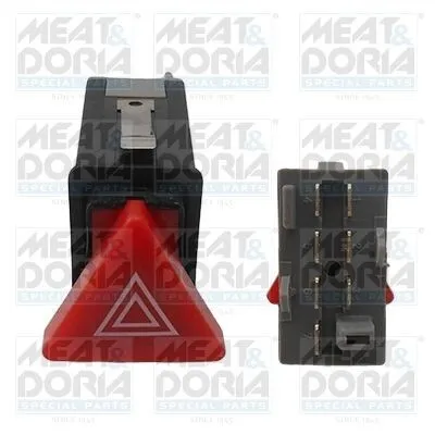 Produktbild von MEAT & DORIA Warnblinkschalter 23615 für SKODA Octavia II Combi (1Z5) Octavia I Combi (1U5) OCTAVIA (1Z3) OCTAVIA (1U2)
