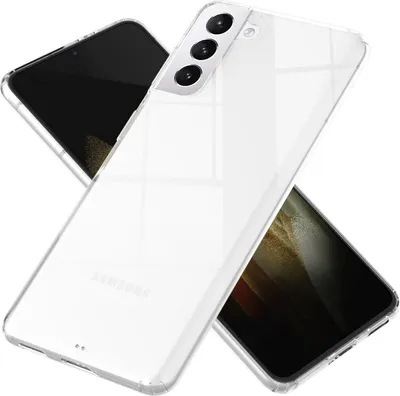 Obrázok produktu pre NALIA Priehľadný ochranný kryt na mobilný telefón Samsung Galaxy S21, tvrdé puzdro Bumper