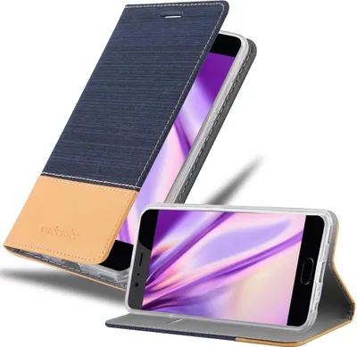 Produktbild von Cadorabo Hülle für Huawei P10 PLUS Schutzhülle in Blau Handy Hülle Etui Book Case Cover