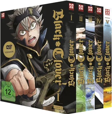 Produktbild von Black Clover - Staffel 1 - Gesamtausgabe - Bundle Vol.1-5 - DVD