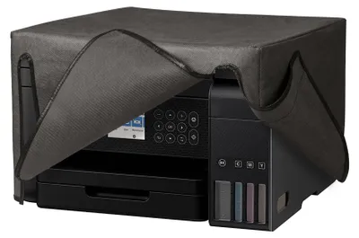 Produktbild von kwmobile Cover kompatibel mit Epson Eco Tank ET-3850 / Eco Tank ET-4856 - Tasche Hülle Drucker - Staubschutzhülle Schutzhaube Schutzhülle - Dunkelgrau