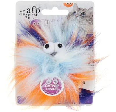 Imagen del producto de Juguete para gatos AFP, peludo, color naranja