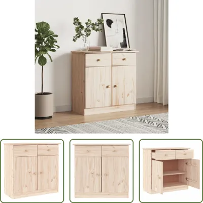 Obrázek produktu pro The Living Store Příborník ALTA 77x35x73 cm Massivholz Kiefer