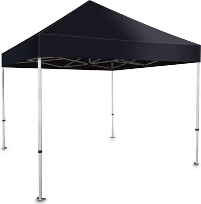 Produktbild von Profi Promotion Zelt - Aluminium - 3x3 - schwarz