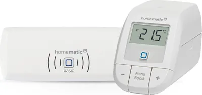 Zdjęcie produktu dla Zestaw startowy Homematic IP Smart Home – ogrzewanie Basic: cyfrowe sterowanie i automatyzacja ogrzewania