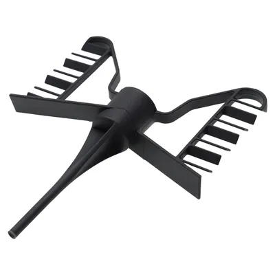 A black plastic whisk attachment for a kitchen machine, shown against a white background.