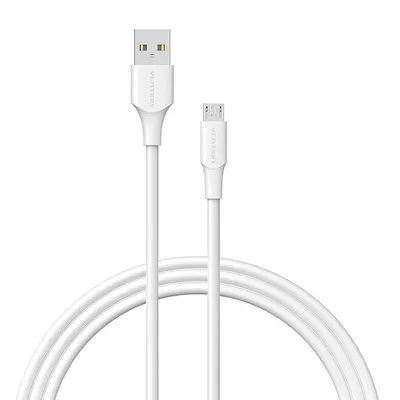 Produktbild von Vention CTIWH-Kabel, USB 2.0 auf Micro-B, 2A, 2 m, weiß
