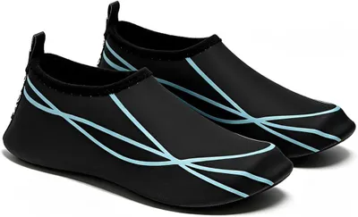 Produktbild von Badeschuhe Grösse 43, schwarz-grün, schnell trocknend, für Strand