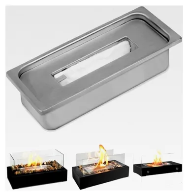 Produktbild von 4 Stück Keramikschwamm für Kamin, 30 x 20 x 0,6 cm, geeignet für Bioethanol-Kamine