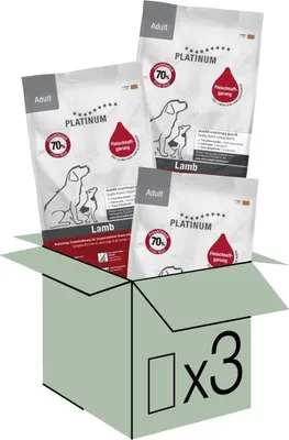 Zdjęcie produktu dla PLATINUM Adult Jagnięcina + Ryż - sucha karma dla psów - 15 kg