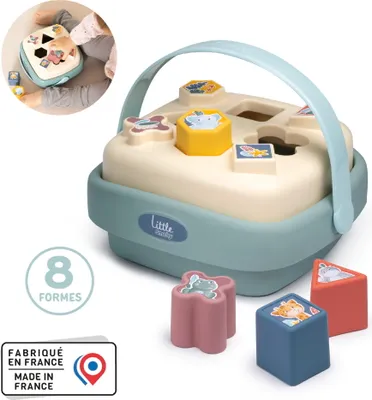 Produktbild von Smoby Kleinkindwelt Motorikspielzeug Steckspiel Little Smoby Formensteckspiel Korb 7600140323