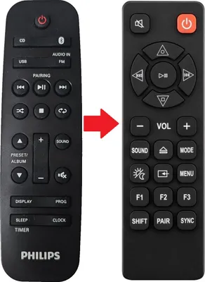 Produktbild von Ersastz Fernbedienung für Philips BTM2325/12 | BTM2360/12