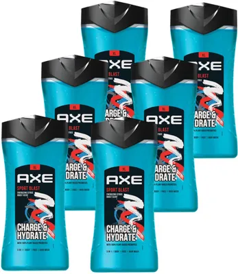 Productafbeelding van Axe Douchegel & Shampoo Sport Blast 6 x 400 ml