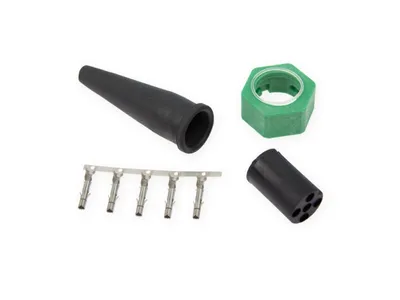 Obrázek produktu pro Zástrčka BAJONET 5-pin P zelená, FRISTOM